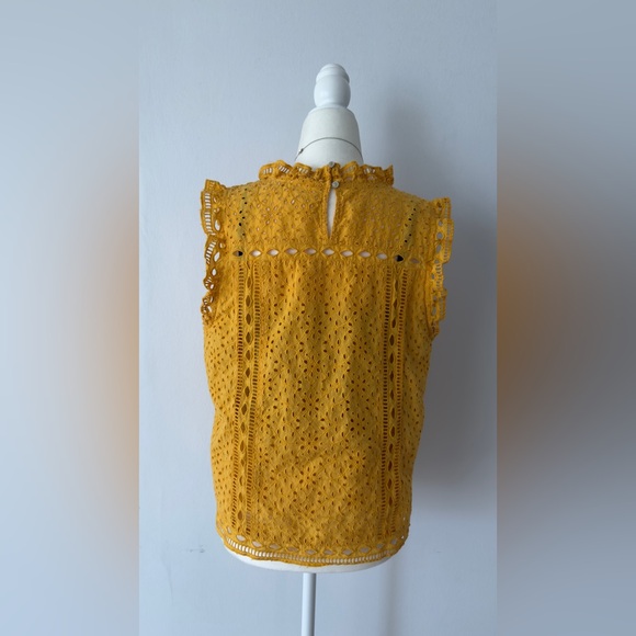 Maeve Eyelet Ruffle Blouse - Picture 3 of 5